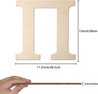Large Wooden Greek Letters 12 Inch Pi     Unfinished Greek Wooden Letters   Wood A