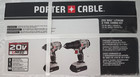 Porter-cable 20v Max  Cordless Drill Combo Kit  2-tool  pcck602l2 -2batteries  