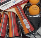 New Nibiru Ping Pong Paddle Racquets Set For 4 Table Tennis