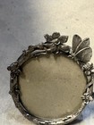 Vtg Elias Artmetal  Fine Pewter Oval Picture Frame 4x3   