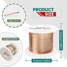Hobbyworker 20 Ga 108ft Bare Copper Wire 0 8mm For Jewelry Making Craft Beading