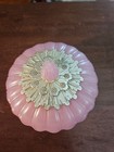 Vintage Avon Elusive Beauty Dust Pink Round  Powder Box Full With Puff