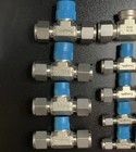 Lot Of  15  Ss Swagelok Fittings 1 2in  3 8in  1 4in