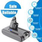 9500mah Battery For Dyson V6 Animal Dc58 Dc59 Dc62 Dc74 Dc72 Sv03 Sv09 Replace