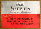 1936 Whiteley s Furniture Vintage Color Advertising Catalog London  England