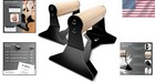 Versatile Press Up Parallettes - Heavy-duty Steel   Free Exercise Guide Included