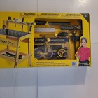 Brand New Stanley Jr  Kids Workbench Tool Set And 2 Wooden Kits  U047-k02-t09-sy