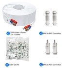 Bnc Cable 200ft 2 Pack Bnc Video Power Cable security Camera Cable For Cctv C   