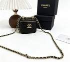 Chanelbeaute Makeup Beauty Double Gold Ball Box Bag Quilted Cc Chain Crossbody