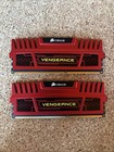 Corsair Vengeance 8gb  2x4gb  Ddr3-1600 Dimm Ram Cmz8gx3m2a1600c9r 240-pin Red