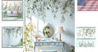 Large Green Plants Wall Decals - Peel   Stick Floral Art For Indoor Decor