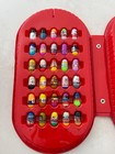 Vintage Mighty Beanz Set In Case With Rare Moose Bean
