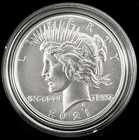 2021 Peace Silver Dollar 21xh Philadelphia Us Mint Box Coa Uncirculated