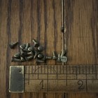  3 X 1 4    Wood Screws Antique Slotted Flat Head Brass Usa Made Free Ship 20 Pack