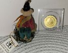 Handmade Little Gem Miniature Brown Autumn Teddy Bear 3  Tall Incredible Detail