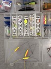 Eagle Claw Storm Mixed Lot 50  Freshwater Fishing Baits Lures Tackle Box