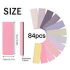 Umetdo 84pcs Magnetic Bookmarks Book Mark  12 Colors Magnet Bookmark Clips Bulk 