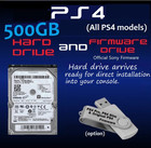 500gb Sony Playstation 4 Replacement Internal 2 5 Hard Drive With Usb Os Option