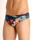 New Speedo Men s Printed One Swim Race Brief Island Vision 38  7052115