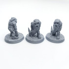 Skeleton Dwarves - 3d Printed  Miniature  28mm Scale  Tabletop  Ttrpg  Dnd