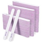 150 Pcs Nail Files 100 180 Grit Double Sided Emery Boards For Manicure Pedicure