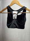Nike Dri-fit Sports Bra Women s Size S Black Logo Graphic Racerback Polyester