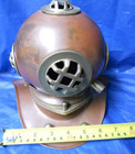Mini Copper And Brass Divers Diving Helmet 7 Inch Vintage Nautical D  cor