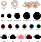 600pcs Crochet Safety Eyes And Noses For Amigurumi  6   14mm 600 Pcs  Coloured