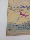 1945 Moss Lake Camp For Girls Dance Recital Handmade Program Helmy Sinirnova Ny