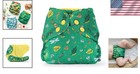 Soft Cotton Lined  Eco-friendly Diaper Cover - Adjustable Swim Diaper  7-17lbs