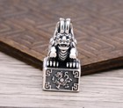 B21 Pendant Seal Winged Lion Pixiu 4 Animals Of Feng Shui Silver 925
