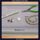 The Beadsmith Treasure Mat Tray   Mat Bead Board Jewelry Making 11x14