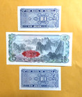 Korea Bank Notes obsolete lot Of 3 crisp Uncirculated item   218