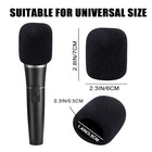 Microphone Covers Foam  6 Pcs Soft Foam Mic Covers  Microphone Windscreen Pop 