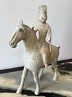 Authentic Antique  China Tang Dynasty Terra Cotta Horse With Rider