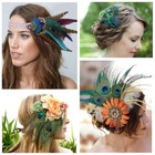 10pcs Real Natural Peacock Eye Feathers 10-12 Inch For Diy Craft Floral
