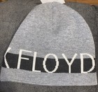 Pink Floyd Logo Wording Gray Beanie One Size Unisex
