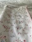 Vitamins Baby Pink Floral Baby Blanket Flowers Reversible Security Lovey 2011