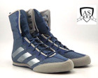 Adidas Box Hog 4 Boxing Boots Gz6117 Us Men   s Size 6 5 Grey Metallic Blue New