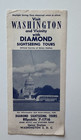 Lot  2  Vintage Ca 1940s Washington Dc Travel Sightseeing Brochures Bus Coach