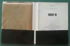 Rocky Iv  1985 Movie Press Kit   14 B w Promotional Still Photos  Vintage  Rare