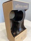 Allen   Roth Curtain Rod Brackets - Set Of 2 - Espresso Wood  0622946 Brand New 