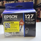 Genuine Epson 127xl Black Ink Cartridge Exp 2027 New Fast Shipping