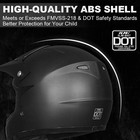 Ilm Youth Kids Atv Motocross Helmet Goggles Sports Youth-l  Matte Black 