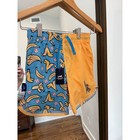 Chalktalk Sports Kids Baseball Ryder Shorts Bananas Blue Yellow Youth Medium New