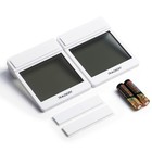 Raddy Wt-1 Digital White Window Thermometer   Ip44 Waterproof Outdoor Indoor Lcd