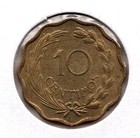 1953 Paraguay 10 Centimos  1681 