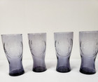 1955 Mcdonald s Speedee Amethyst  Purple Retro Drinking Glasses Made In 2012