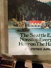Vintage United Airlines Art By Thomas Maclay Hoyne Pacific Northwest Poster