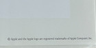 1980 s Apple Macintosh Computer Rainbow Logo Advertisement Poster Mint Condition
